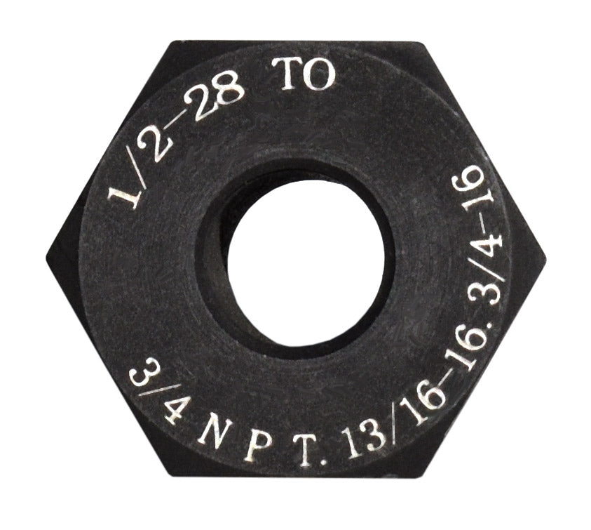 Barrel Muzzle Thread Adapter/Converter 1/2-28, to 3/4 NPT, 13/16-16, 3/4-16