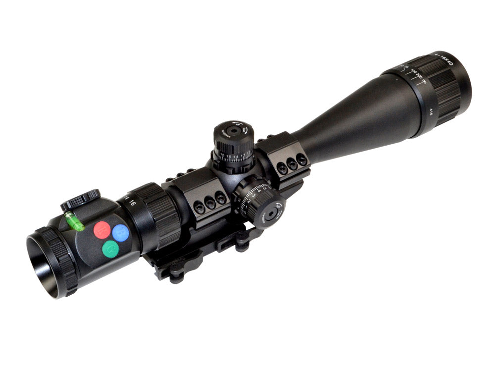 Presma® EX Professional Series 4-16X40 Precision Scope AO, RGB RXR Reticle