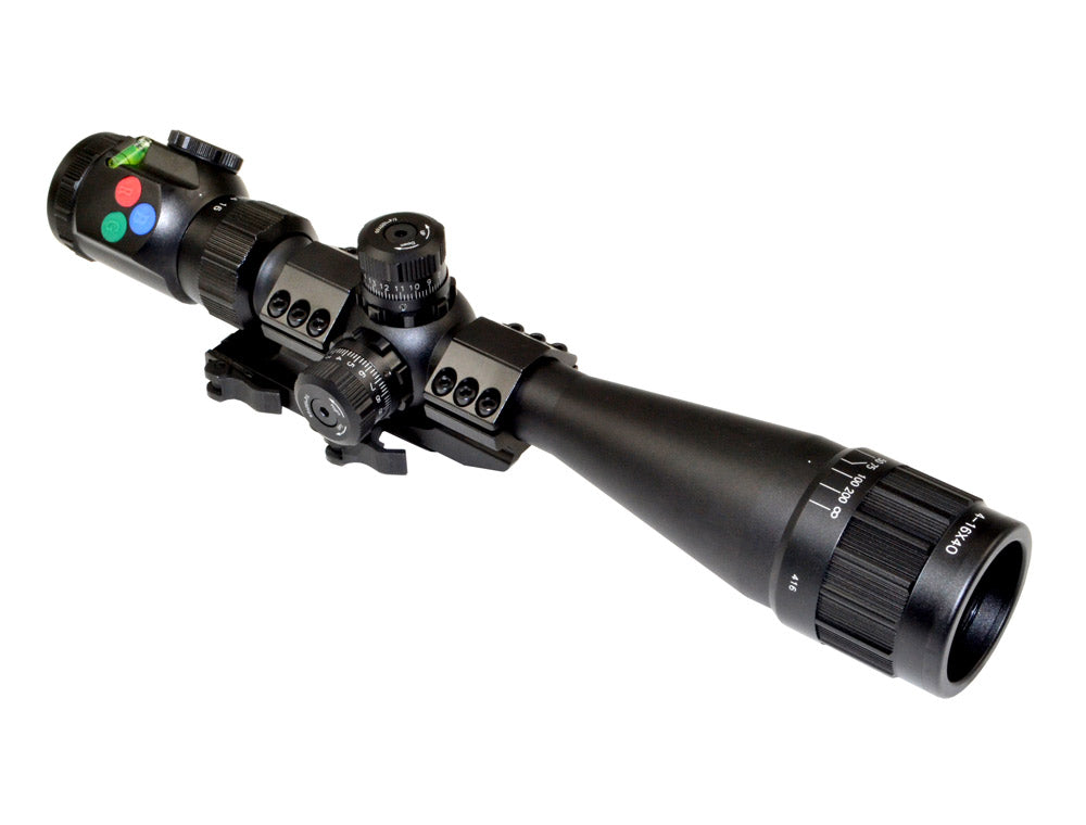 Presma® EX Professional Series 4-16X40 Precision Scope AO, RGB RXR Reticle