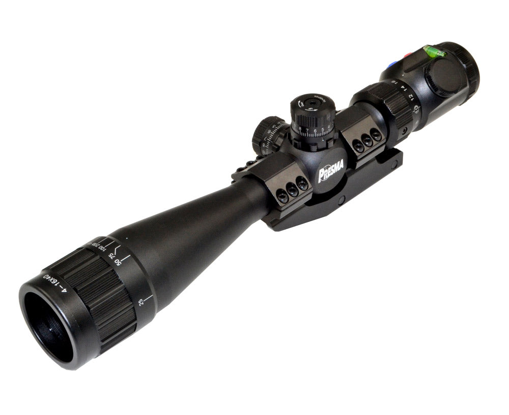 Presma® EX Professional Series 4-16X40 Precision Scope AO, RGB RXR Reticle