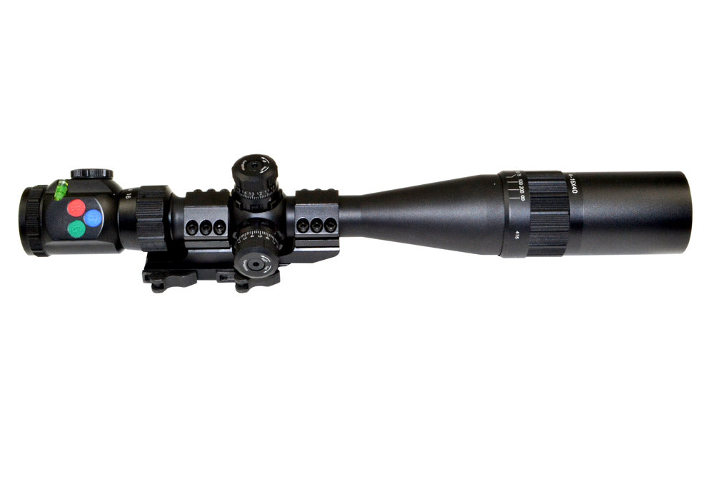 Presma® EX Professional Series 4-16X40 Precision Scope AO, RGB RXR Reticle
