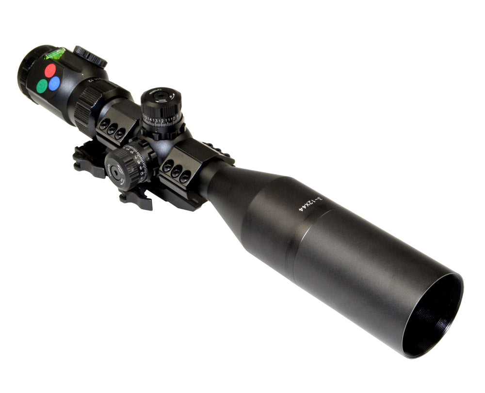 Presma® EX Professional Series 3-12X44 Precision Scope, RGB RXR Reticle