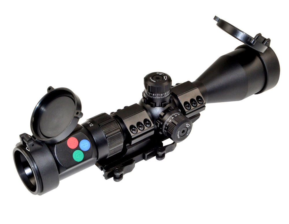 Presma® EX Professional Series 3-12X44 Precision Scope, RGB RXR Reticle