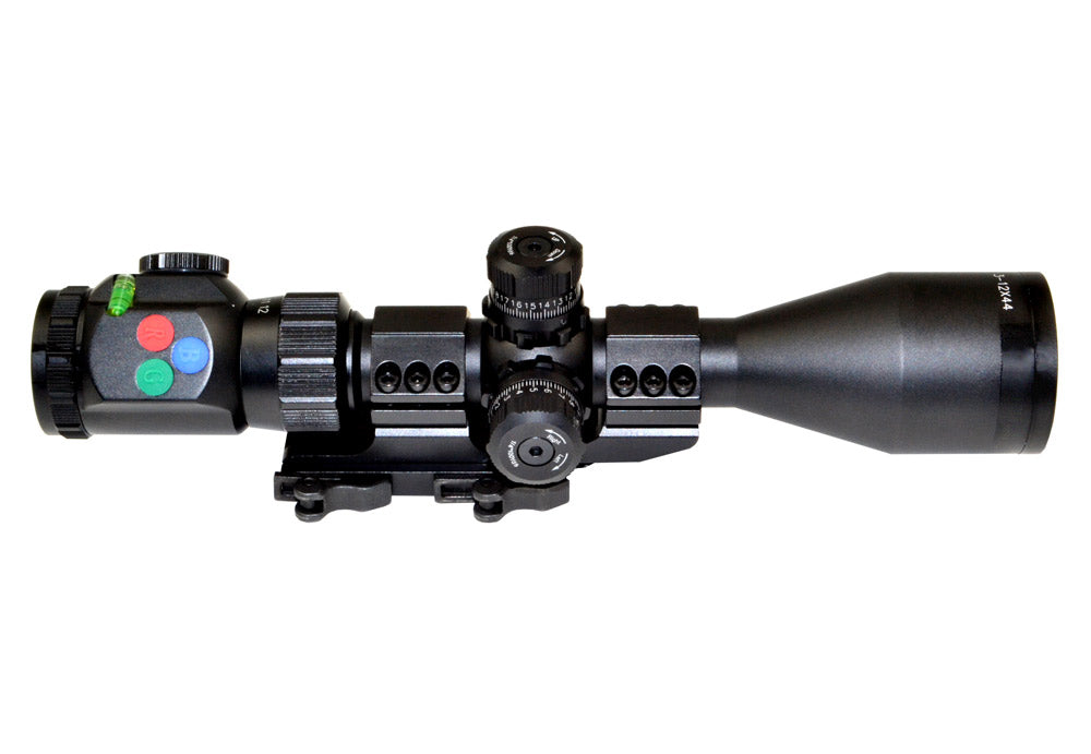Presma® EX Professional Series 3-12X44 Precision Scope, RGB RXR Reticle