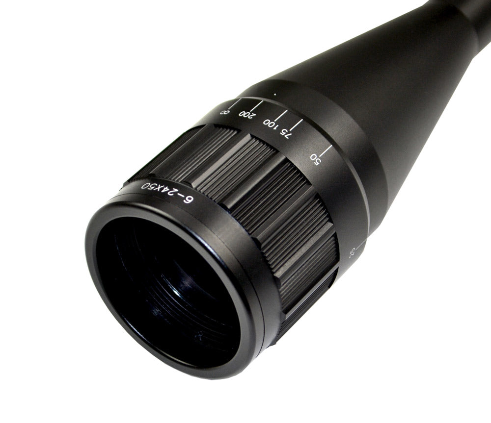 Presma® EX Professional Series 6-24X50 Precision Scope AO, RGB RXR Reticle