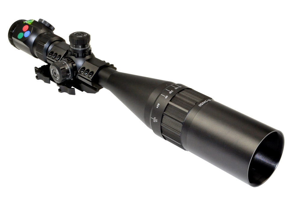 Presma® EX Professional Series 6-24X50 Precision Scope AO, RGB RXR Reticle