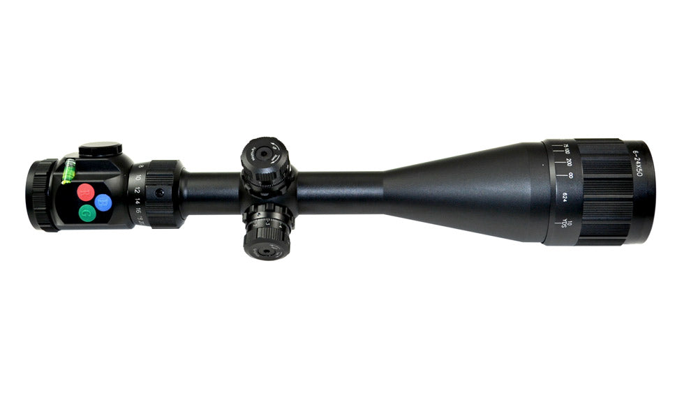 Presma® EX Professional Series 6-24X50 Precision Scope AO, RGB RXR Reticle