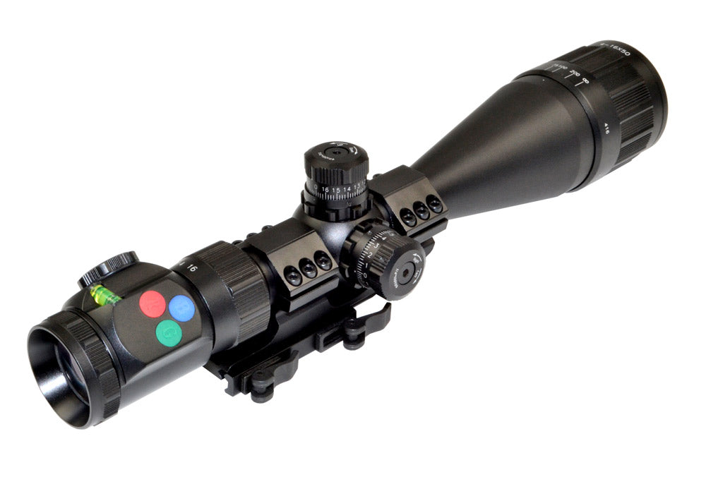 Presma® EX Professional Series 4-16X50 Precision Scope AO, RGB RXR Reticle