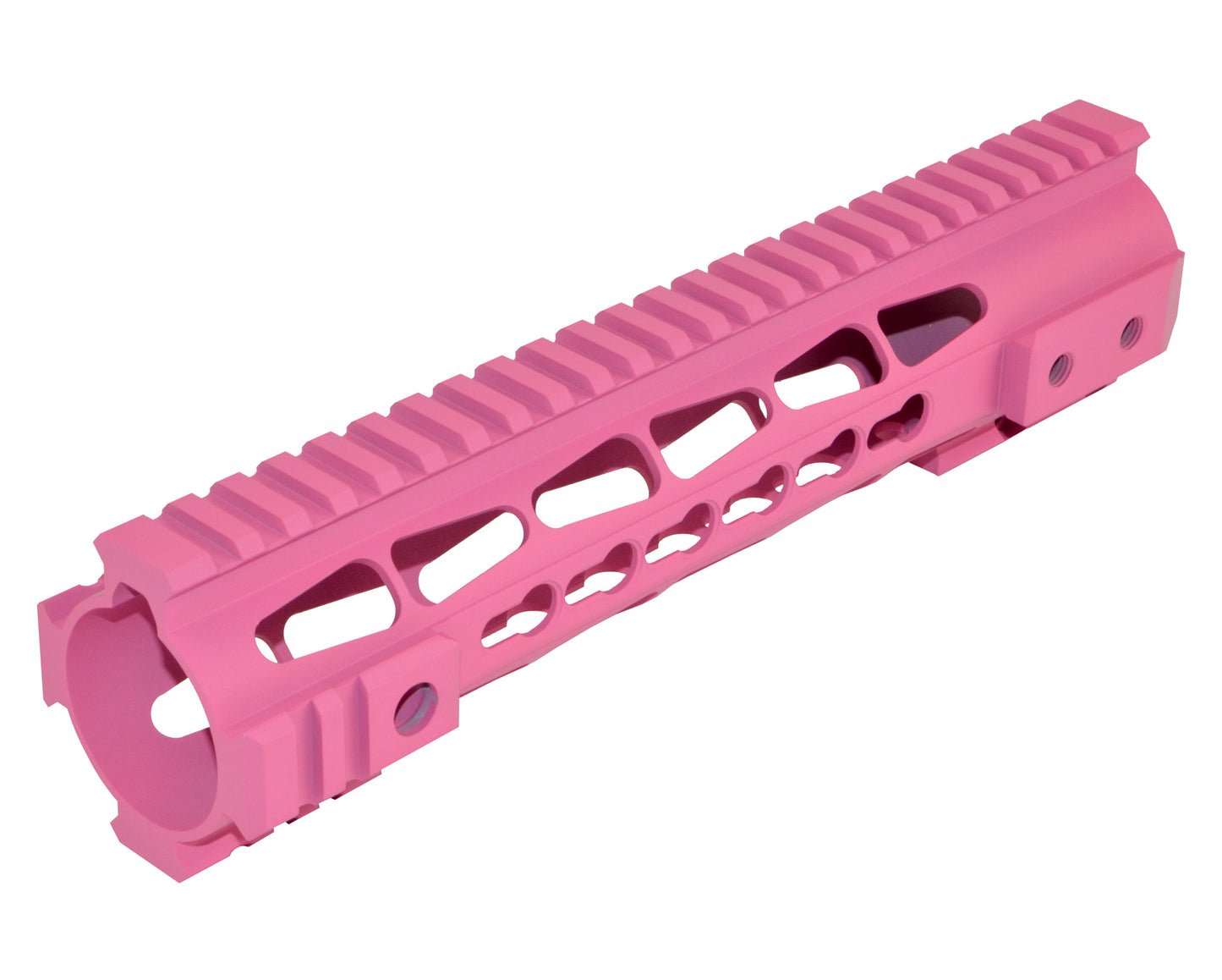 Presma® Gorilla Series LR .308 Free Float Keymod Handguard Rail, Cerakote Pink 10" Low Profile