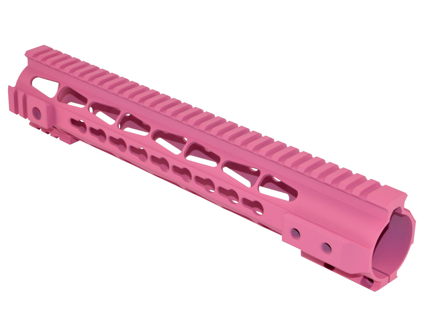 Presma® Gorilla Series LR .308 Free Float Keymod Handguard Rail, Cerakote Pink 12" Low Profile