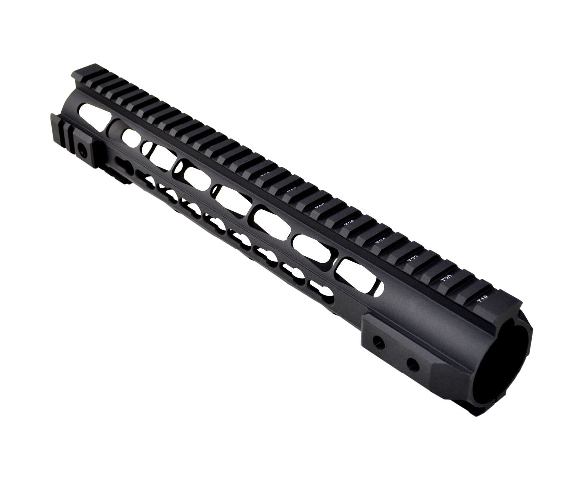Presma® Gorilla Series Free Float Handguard Quad Rail 12" Length with KeyMod for LR .308 Low Profile
