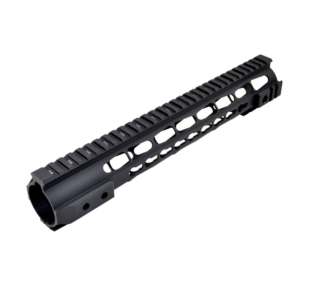 Presma® Gorilla Series Free Float Handguard Quad Rail 12" Length with KeyMod for LR .308 Low Profile