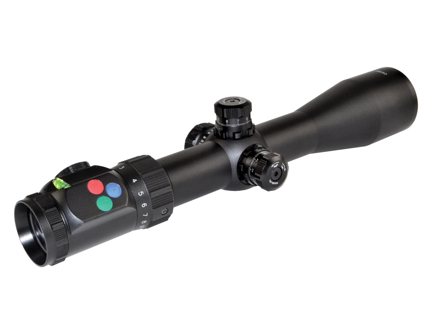 Presma® RXR6 Professional Series 3-18X50 Precision Scope, RGB RXR Glass Reticle