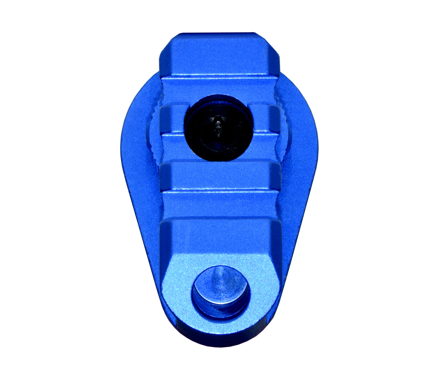New! Aluminum Bufferless Stock Adapters with Picatinny Rails and QR Holes, Dark Blue