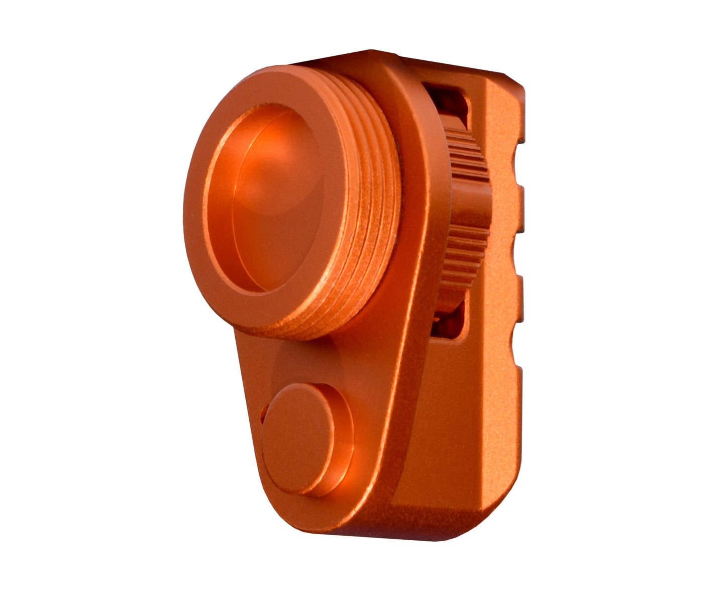 New! Aluminum Bufferless Stock Adapters with Picatinny Rails and QR Holes, Orange