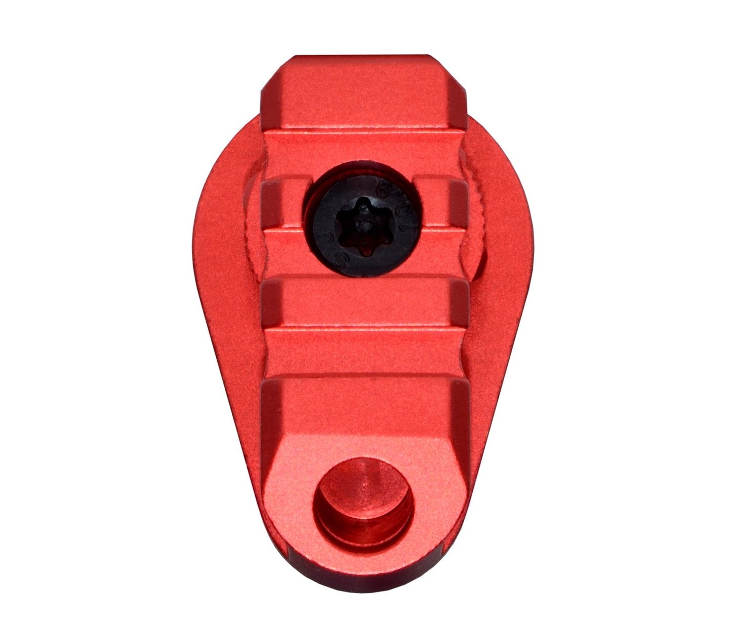 New! Aluminum Bufferless Stock Adapters with Picatinny Rails and QR Holes, Red
