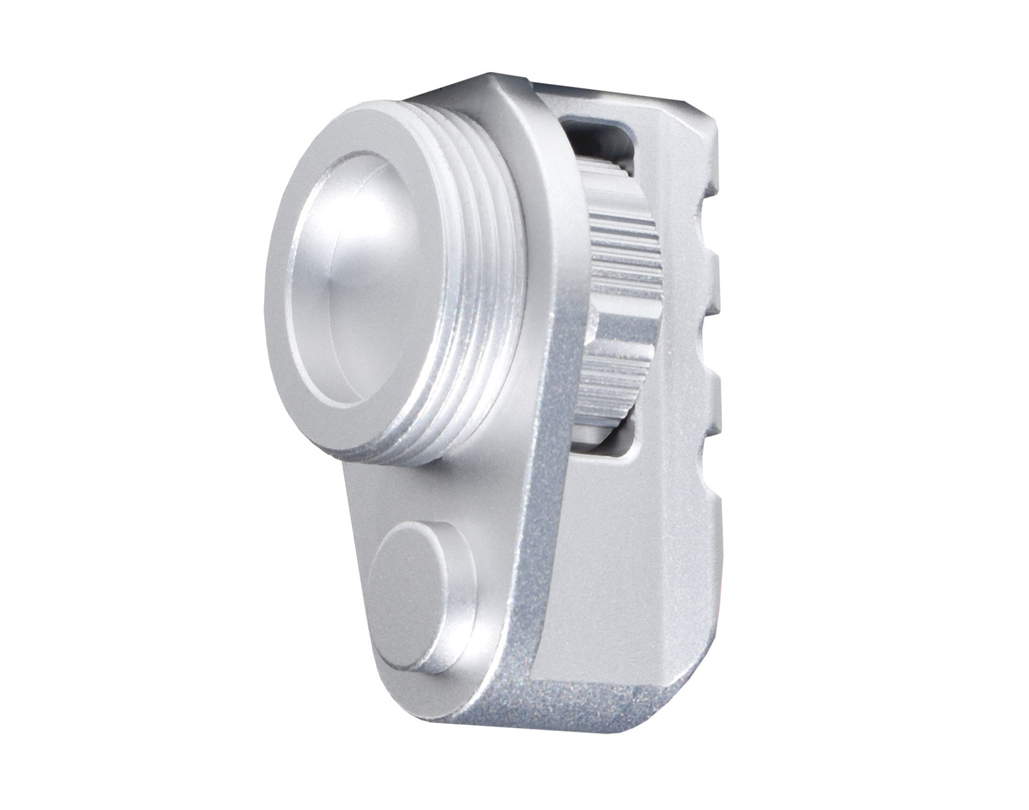 New! Aluminum Bufferless Stock Adapters with Picatinny Rails and QR Holes, Silver