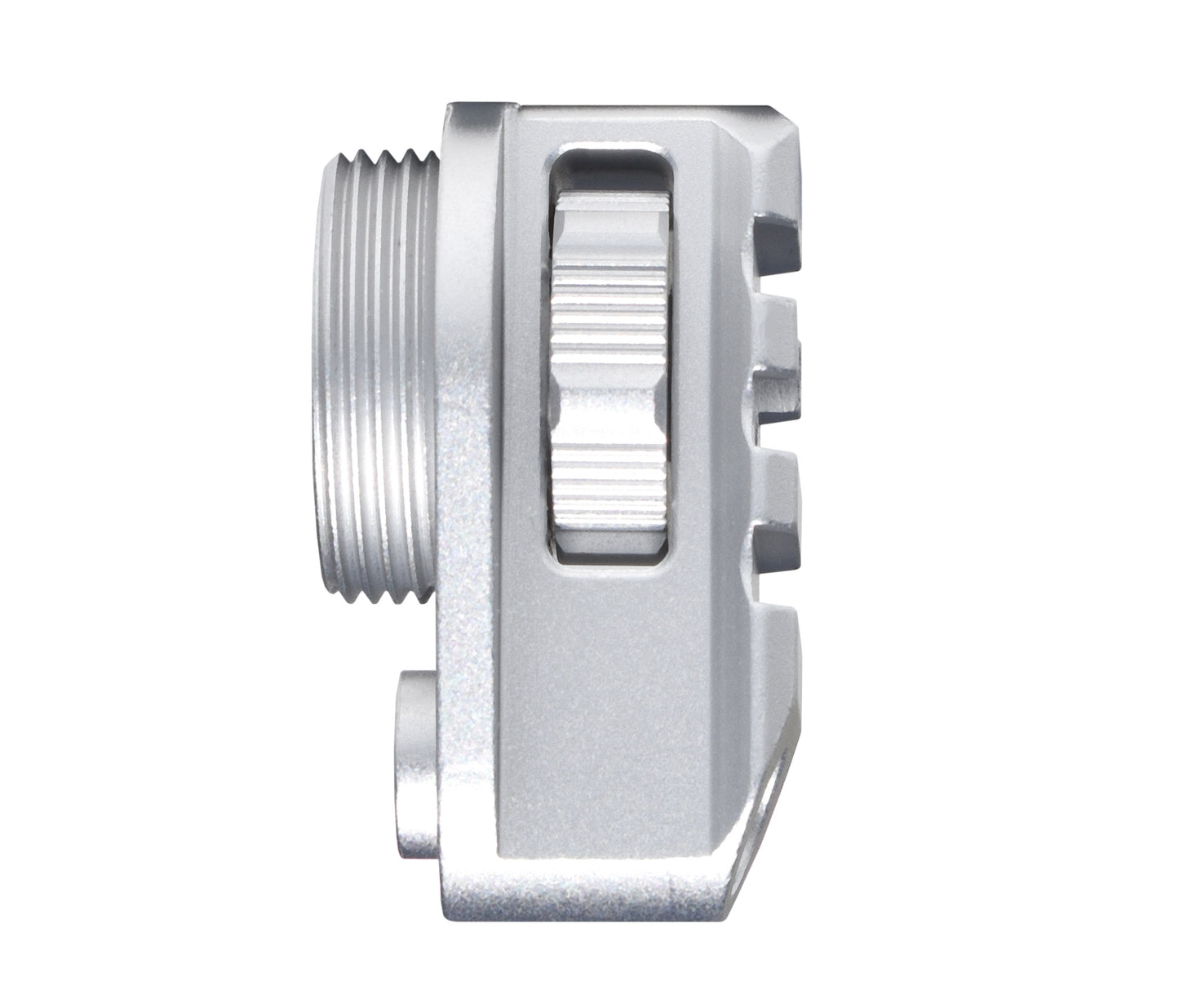 New! Aluminum Bufferless Stock Adapters with Picatinny Rails and QR Holes, Silver