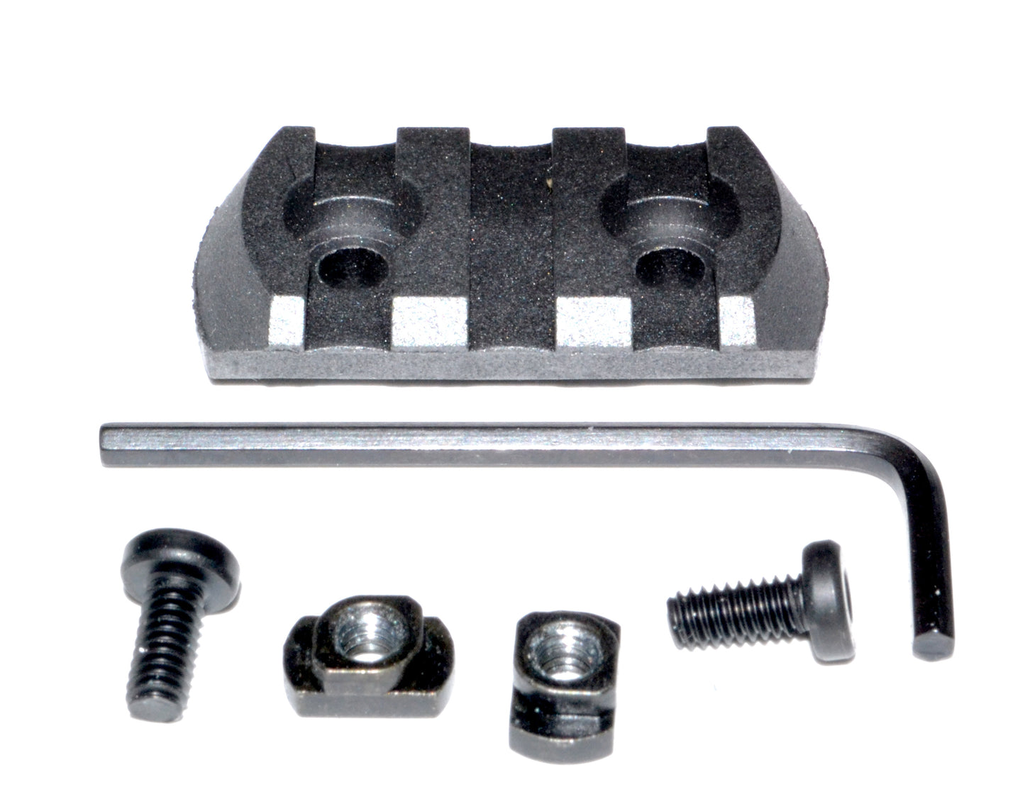 Polymer Picatinny Rail Section for M-LOK Slot Systems, 3 Slot