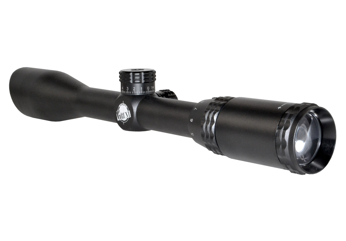 Sniper Grunt 3-9X40 Scope with Mil-Dot Range Estimator Reticle, 1" Tube