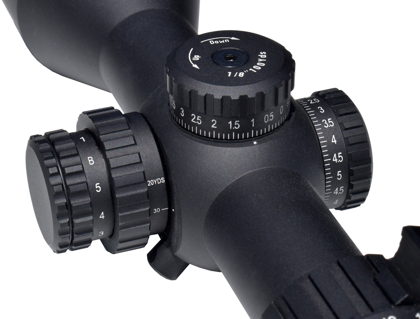 Presma 6-24x50 FFP Compact Rifle Presma Scope, 30mm Tube Diameter, Wide Angle, Side Parallax Adjustment, Illumination