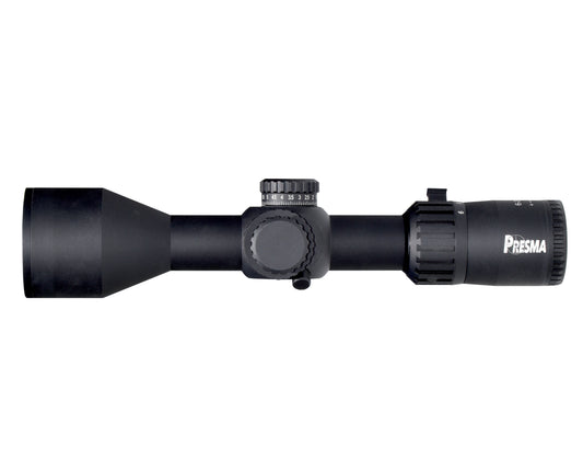 Presma 6-24x50 FFP Compact Rifle Presma Scope, 30mm Tube Diameter, Wide Angle, Side Parallax Adjustment, Illumination