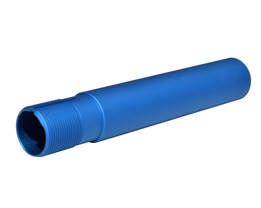 Presma Inc Pistol Length 7.3" Buffer Tube, 1.25" diameter, Matte Blue. Machined and Anodized in the USA