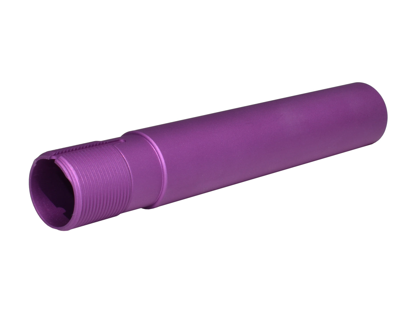 Presma Inc Pistol Length 7.3" Buffer Tube, 1.25" diameter, Matte Purple. Machined and Anodized in the USA