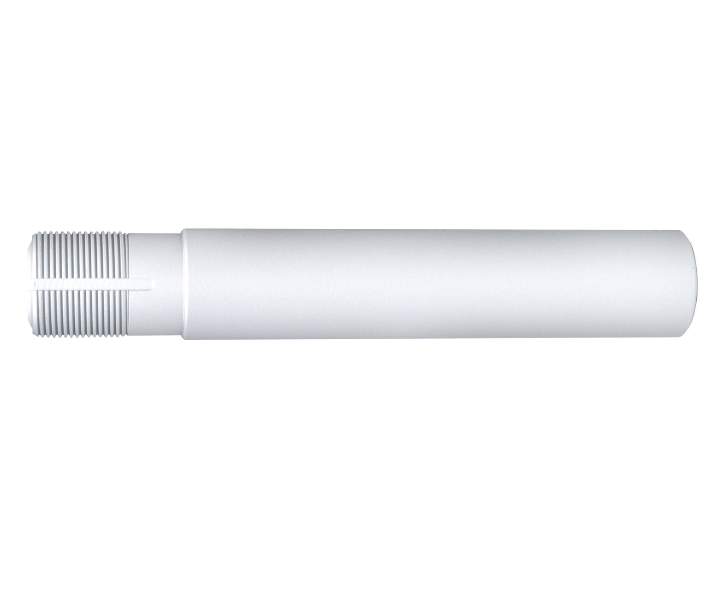 Presma Inc Pistol Length 7.3" Buffer Tube, 1.25" diameter, Silver. Machined and Anodized in the USA