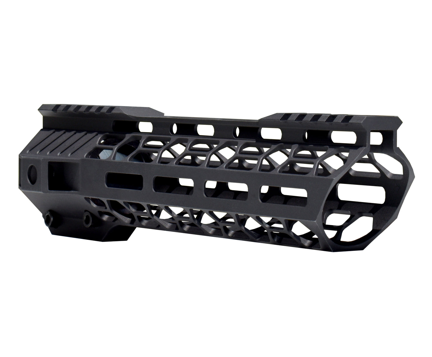 New! Super Light 10" Free Float M-LOK Handguard with Partial Top Rail, AR-10, LR 308. High Profile
