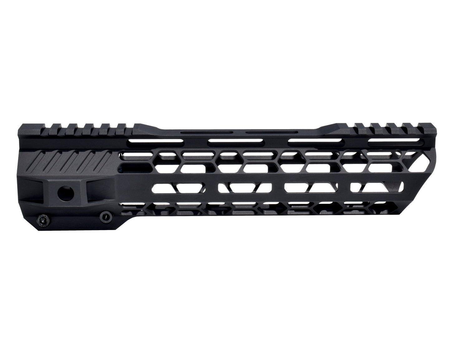New! Super Light 10" Free Float M-LOK Handguard with Partial Top Rail, AR-10, LR 308. High Profile