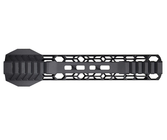 New! Super Light 10" Free Float M-LOK Handguard with Partial Top Rail, AR-10, LR 308. High Profile