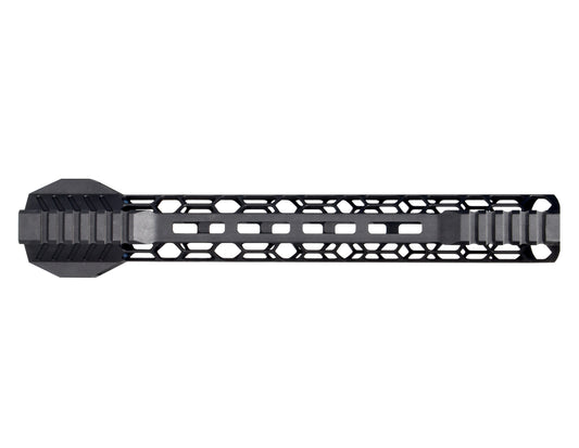 Super Light 13" Free Float M-LOK Handguard with Partial Top Rail, AR-10, LR 308. High Profile