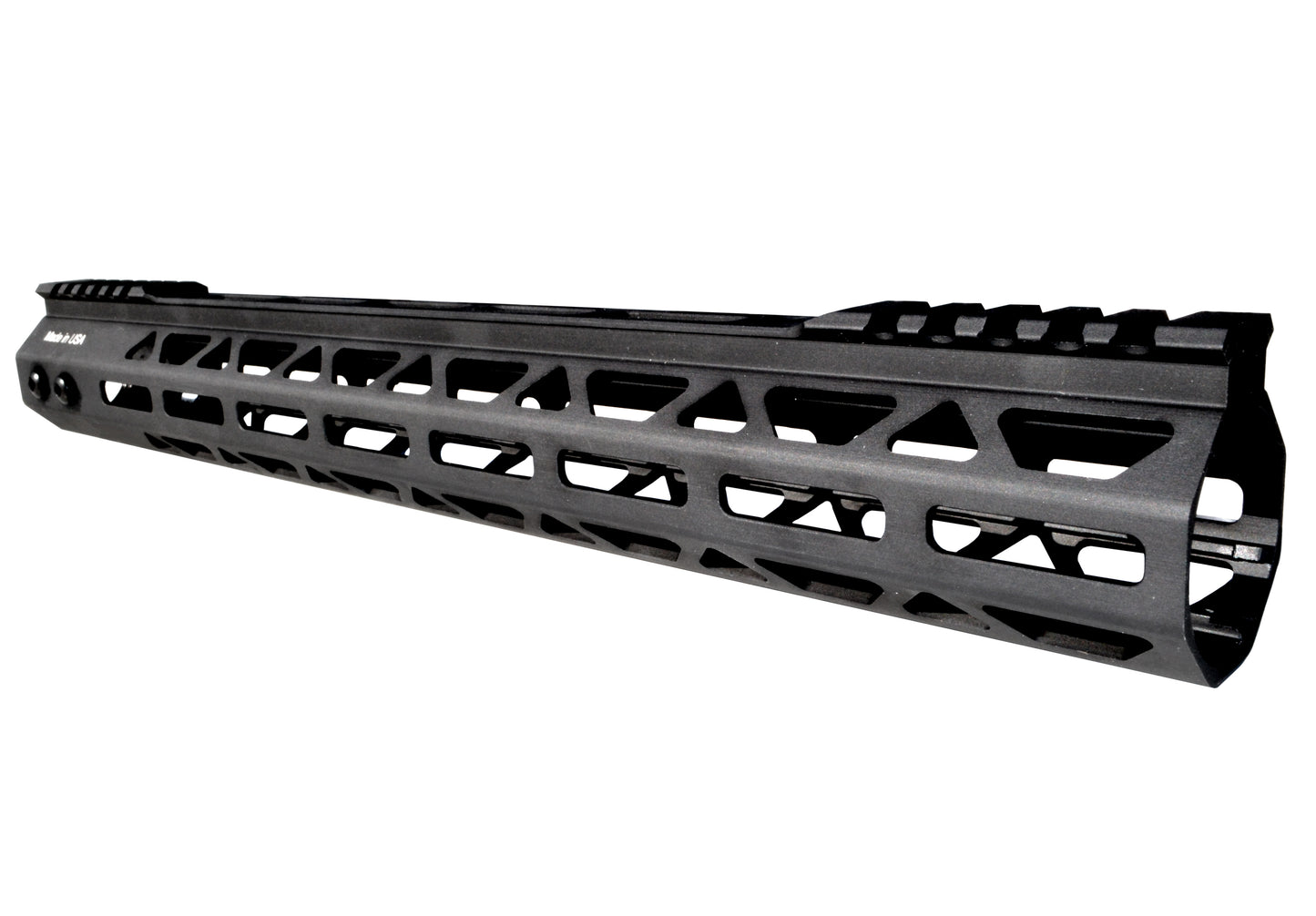 Super Light 15" Free Float M-LOK Handguard with Partial Top Rail, AR-15 .223/5.56.