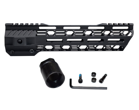 New! Super Light 10" Free Float M-LOK Handguard with Partial Top Rail, AR-15 .223/5.56
