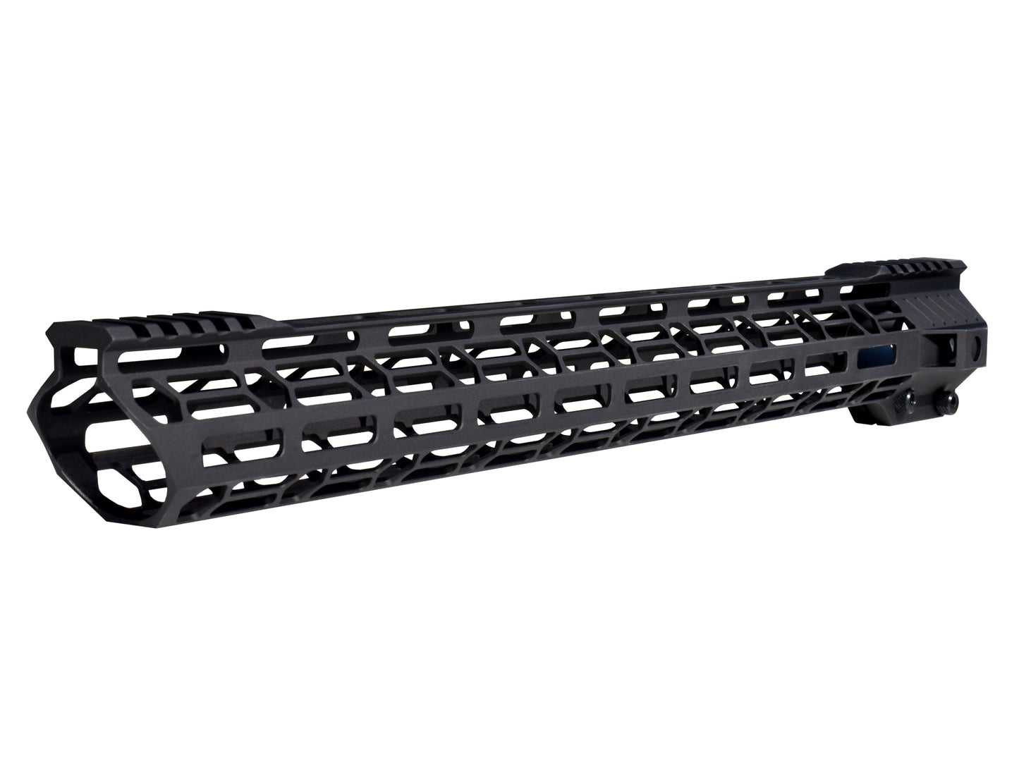Super Light 19.5" Free Float M-LOK Handguard with Partial Top Rail, AR-10, LR 308. Low Profile
