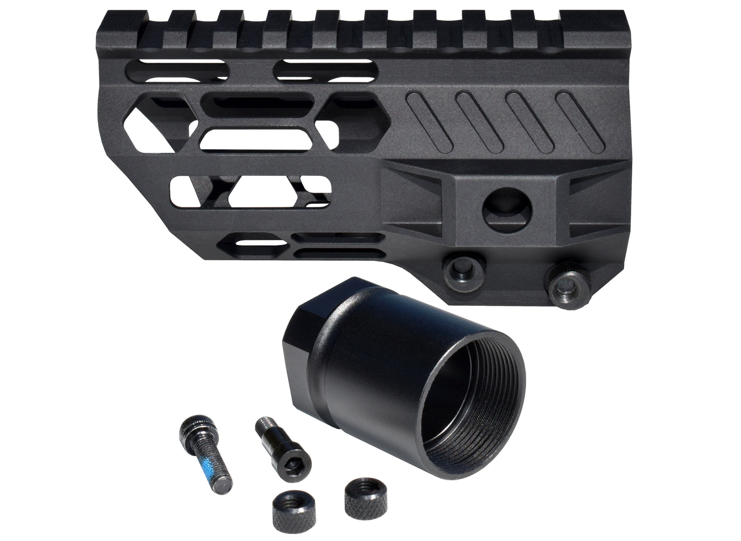 New! Super Light 4.2" Free Float M-LOK Handguard with Partial Top Rail, AR-15 .223/5.56