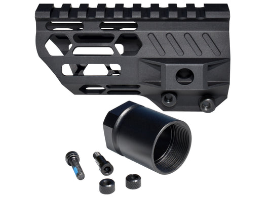 New! Super Light 4.2" Free Float M-LOK Handguard with Partial Top Rail, AR-15 .223/5.56
