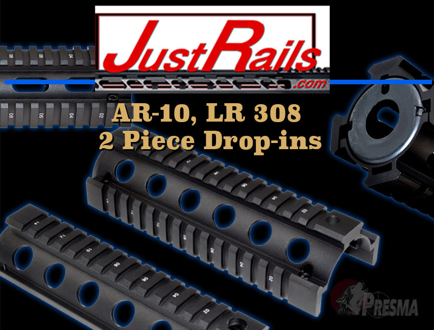 AR-10 and LR .308 2 Pc Drop In Handguards for DPMS or Aero