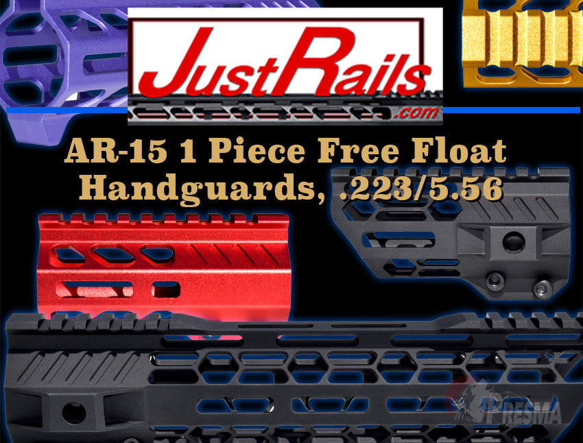 AR-15 1 Piece Free Float Handguards .223/5.56