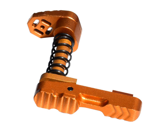 Presma Inc AR-15 Ambidextrous Extended Modular Magazine Release & Catch Button, Orange