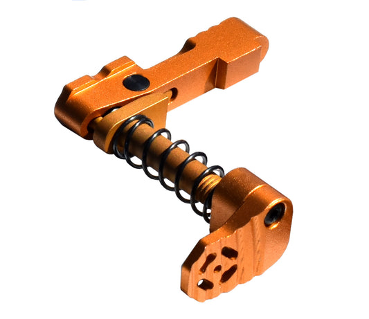 Presma Inc AR-15 Ambidextrous Extended Modular Magazine Release & Catch Button, Orange