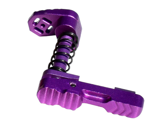 Presma Inc AR-15 Ambidextrous Extended Modular Magazine Release & Catch Button, Purple