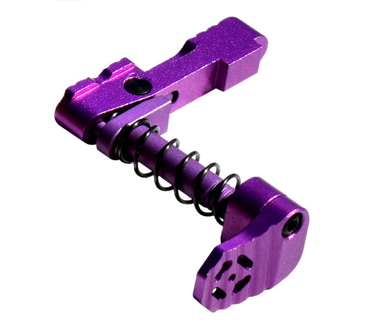 Presma Inc AR-15 Ambidextrous Extended Modular Magazine Release & Catch Button, Purple
