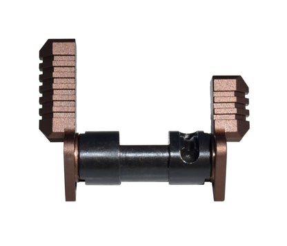 Kexuan AR Aluminum and Steel Ambidextrous Safety Selector Switch, Brown