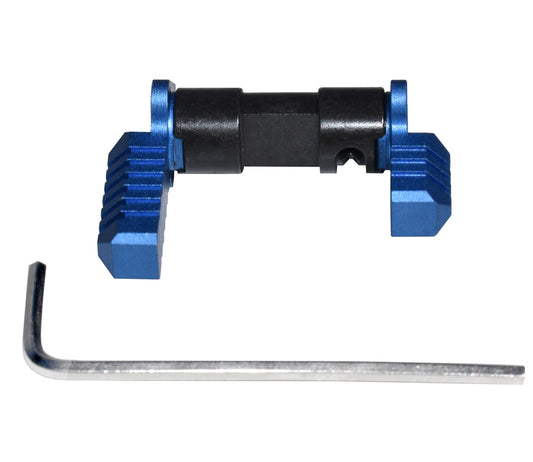 Kexuan AR Aluminum and Steel Ambidextrous Safety Selector Switch, Dark Blue