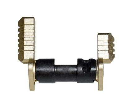 Kexuan AR Aluminum and Steel Ambidextrous Safety Selector Switch, Gold