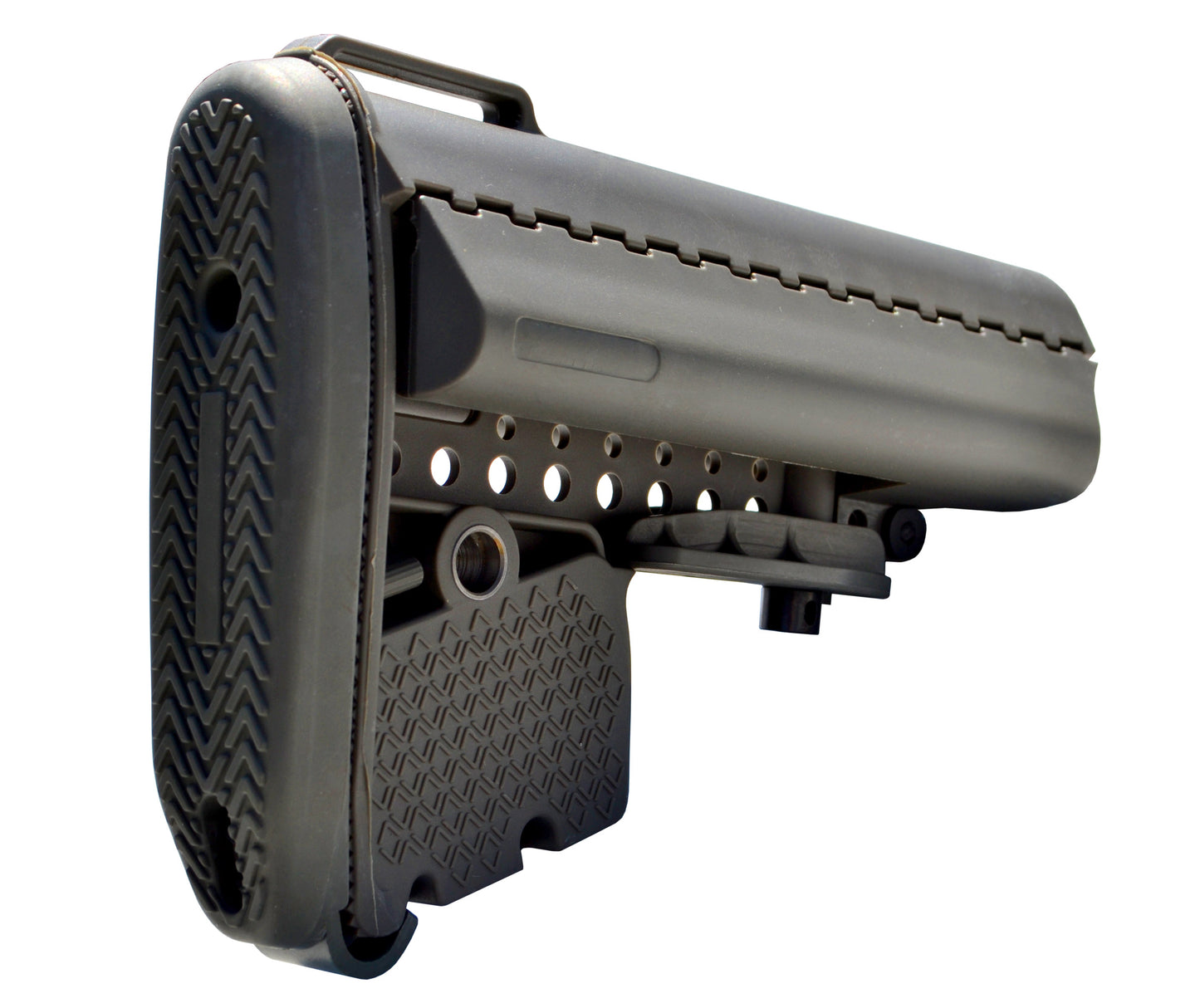 OD Green Buttstock with Recoil Pad and 2 Sided Storage, fits AR Mil Spec Adjustable Buffer Tubes