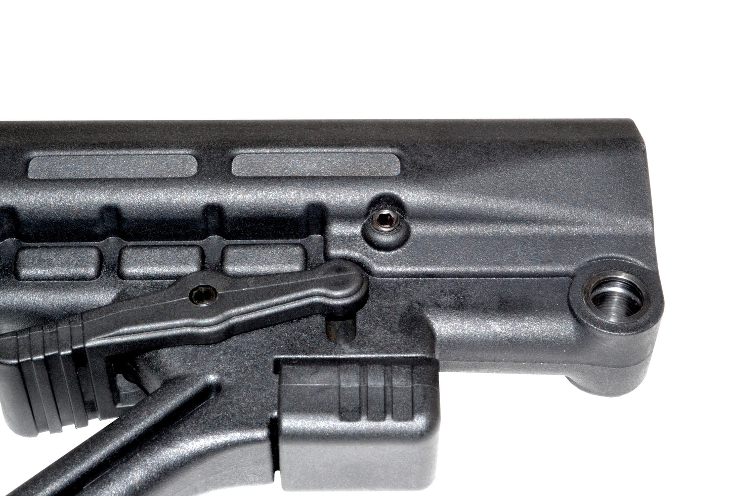 AR Adjustable Commercial Spec ButtStock, with Adjuster Lock and Removable Sling Swivel, Black