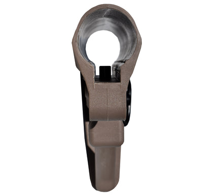 AR Adjustable Military Spec ButtStock, with Adjuster Lock and Removable Sling Swivel, Tan